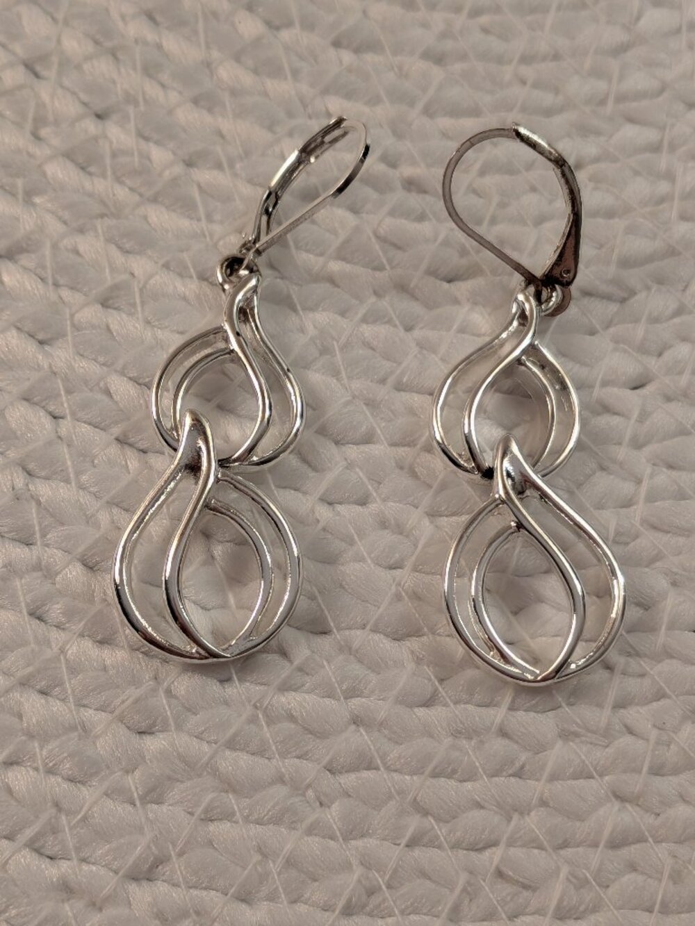 Open Double Drop Earrings